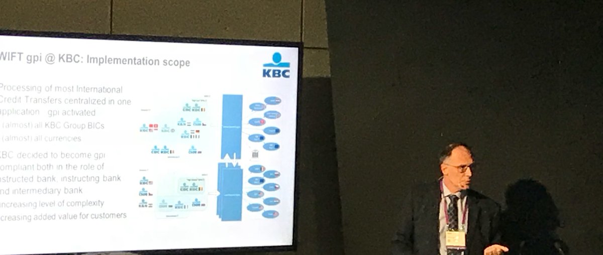 swiftcommunity's tweet image. Hearing from Kobe Wittenevrongel from @kbc_group speaking about #SWIFTgpi in the #SWIFTlab #banking #Technology #sibos