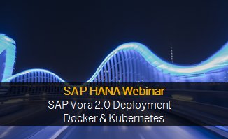 WSS_global's tweet photo. [Live #SAPVORA Webinar - Oct 19] “SAP Vora 2.0 Deployment –
Docker &amp; Kubernetes” Register: https://t.co/wYy7D8s47i
@SAPAnalytics @SAPBigData https://t.co/prir74YxGf