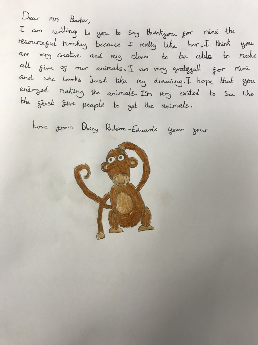 kirbyreach2's tweet image. Letters being written by our @VisibleLearning ambassadors to the kind lady who brought our characters to life! #learningdispositions
