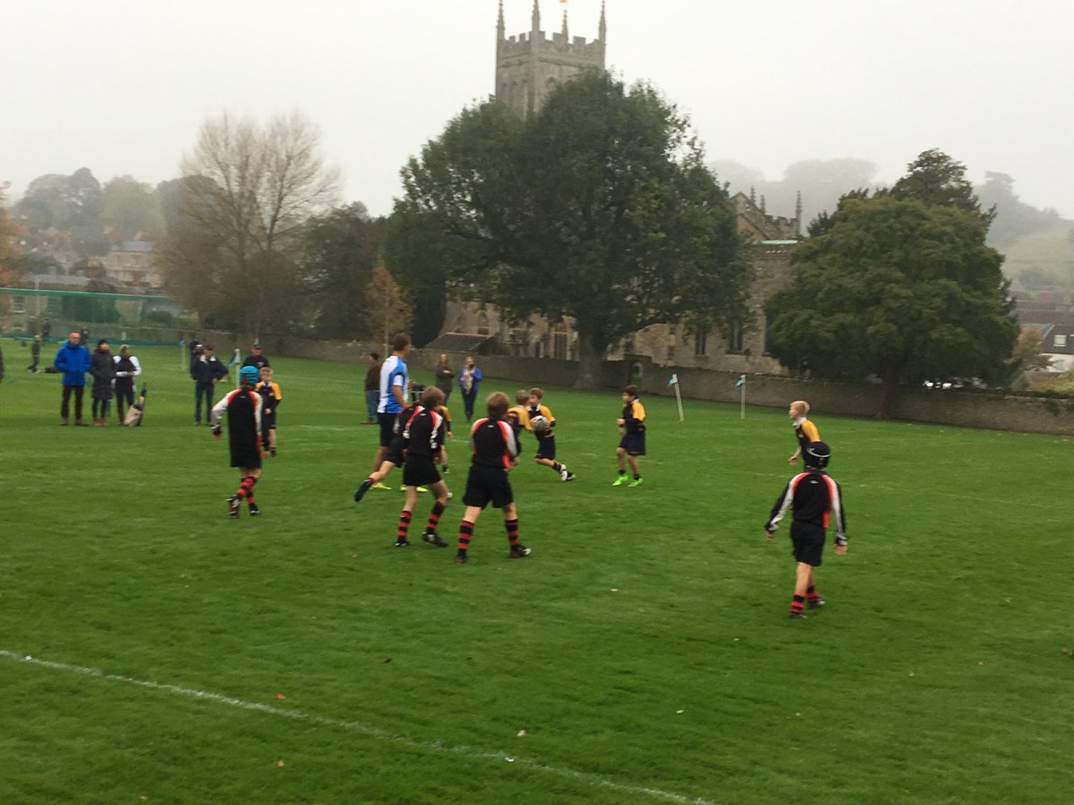 KSBSportDept's tweet photo. U10 Rugby Tournament underway @KingsBruton @HZG_Sports @SandroydSchool @dumpton @ChafynGrove @fsmschool #passandrun https://t.co/zBofdHUUKj