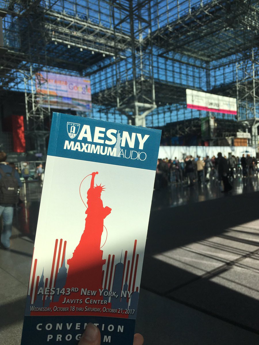 Did it. #AESNY #AES2017 <a href="/AESorg/">Audio Engineering Society</a> <a href="/MPEBerklee/">MPE Berklee</a>