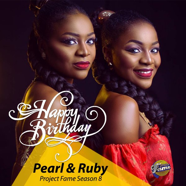 MTN Project Fame (@mtn_projectfame) on Twitter photo Birthday shout out to this dynamic duo <a href="/PearlAgwu/">Pearl Agwu</a> & <a href="/Rubeeagwu/">Rubee Ruru Agwu</a>
Here is wishing you both greater heights in your careers
#HappyBirthday Birthday shout out to this dynamic duo <a href="/PearlAgwu/">Pearl Agwu</a> & <a href="/Rubeeagwu/">Rubee Ruru Agwu</a>
Here is wishing you both greater heights in your careers
#HappyBirthday