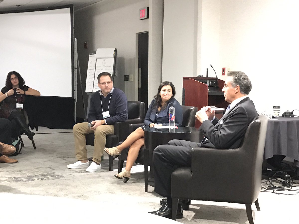 AASAHeidi's tweet photo. @Hobsons sales kick off in VA! Moderated discussion with @AASAHQ Exec Dir @AASADan to start the morning! #NavianceKickoff https://t.co/BsQ87wYk0m