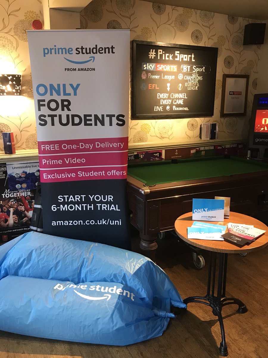 StaceyHorne_82's tweet photo. Come and see us down @PickShovel to sign up for @AmazonStudentUK #AmazonPrime #PrimeStudentUK or click here ➡️ https://t.co/0aHVCuoeWJ https://t.co/z2uFHNEBdO