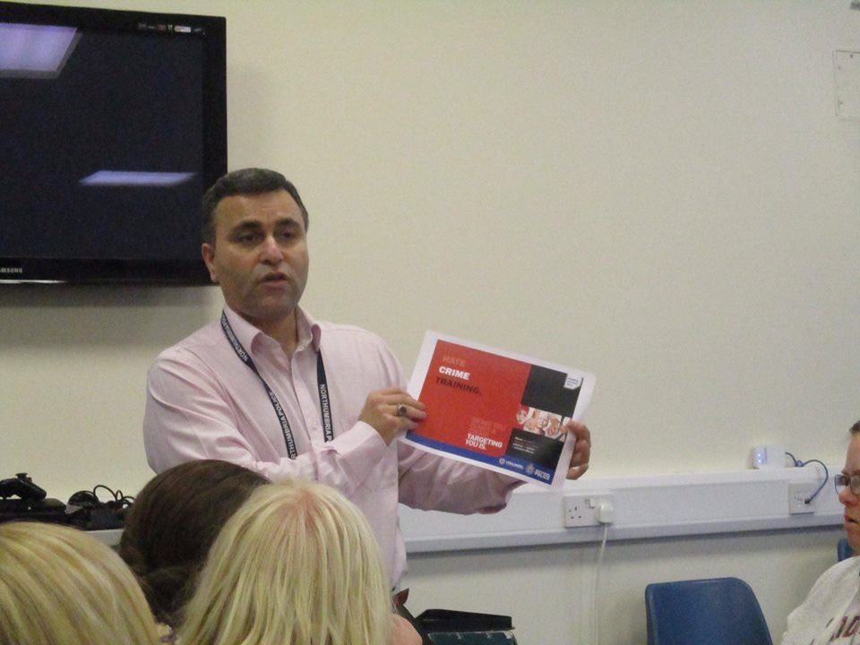 NTDFYPP's tweet photo. @NTDFYPP many thanks to Afshin for coming to talk to the young people about hate crime. #hatecrimeawarenessweek https://t.co/MFyHIk1sqI