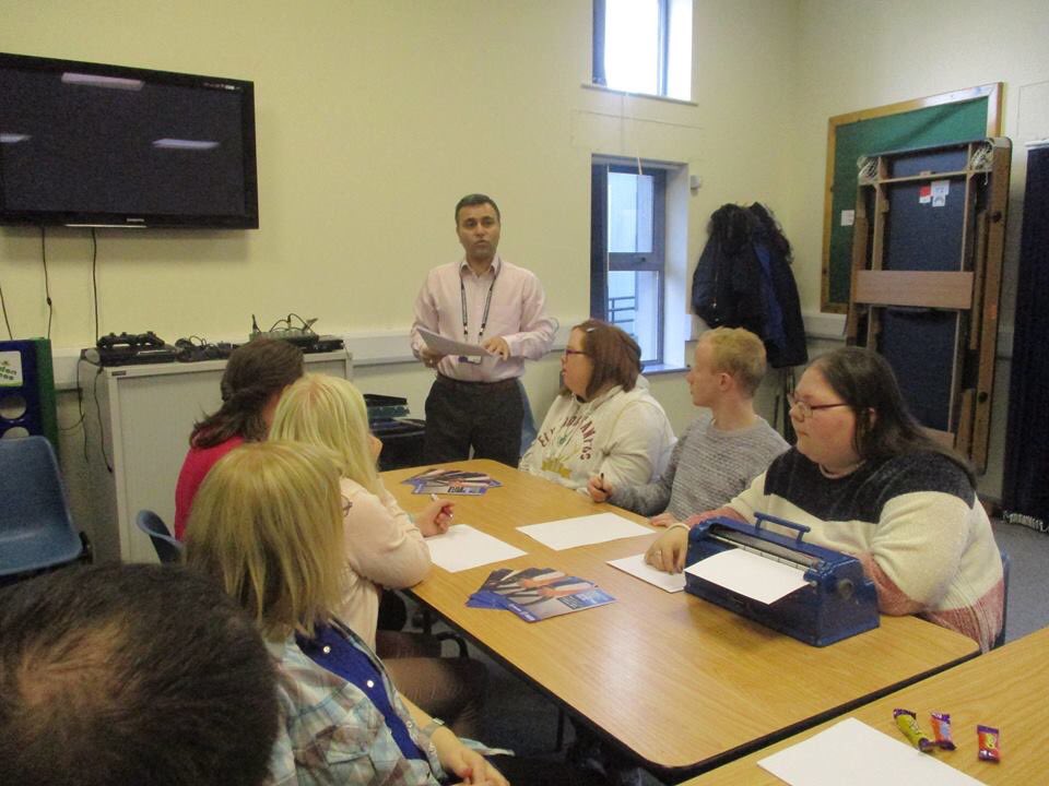 NTDFYPP's tweet photo. @NTDFYPP many thanks to Afshin for coming to talk to the young people about hate crime. #hatecrimeawarenessweek https://t.co/MFyHIk1sqI