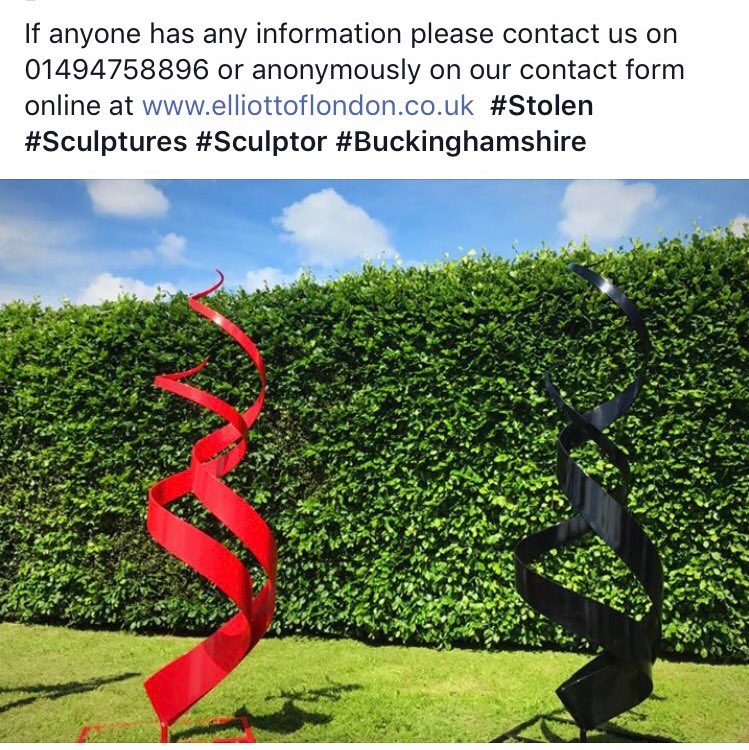 elliottoflondon's tweet photo. Local Sculpture &amp; Art Stolen in Buckinghamshire - https://t.co/edgccpYkKn #Stolen #Buckinghamshire #Sculpture @bucks_herald @officialmix96 https://t.co/cPykgXVu4T