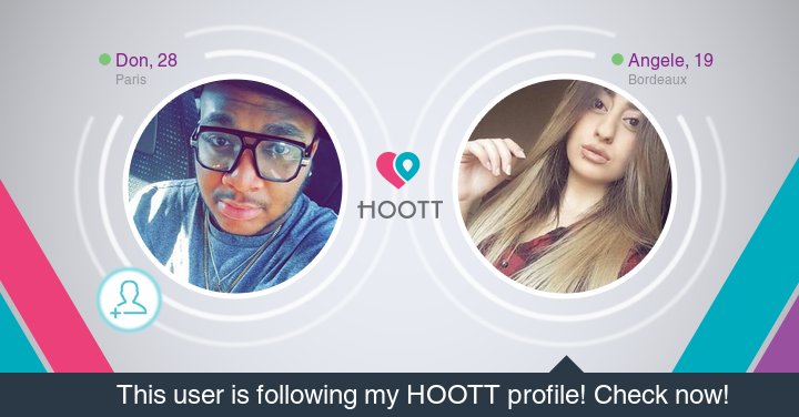#HOOTTapp I'm HOOTT! Check who followed me. HOOTT your life! goo.gl/jPUaB0