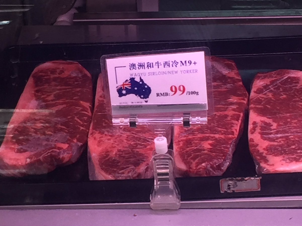 BruceHarro's tweet photo. Alibaba new Hema retail concept merger of online &amp; offline, 30 min gteed delivery for online, fresh quality produce, Aus product in demand https://t.co/F0VCIYWdAB