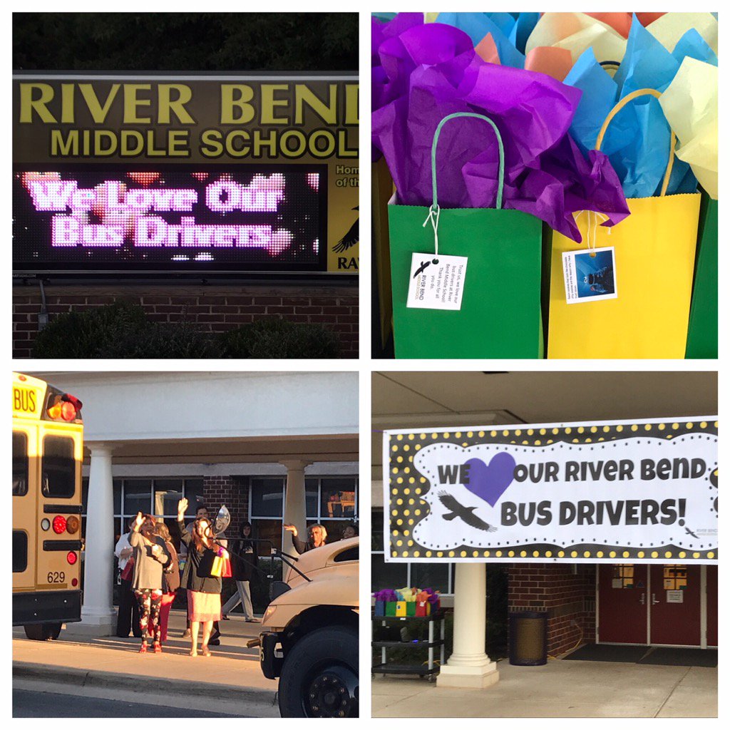 FritzEducation's tweet photo. River Bend loves our bus drivers! #LCPSBus2017 @RBMS_Official https://t.co/MKTUfmR21J
