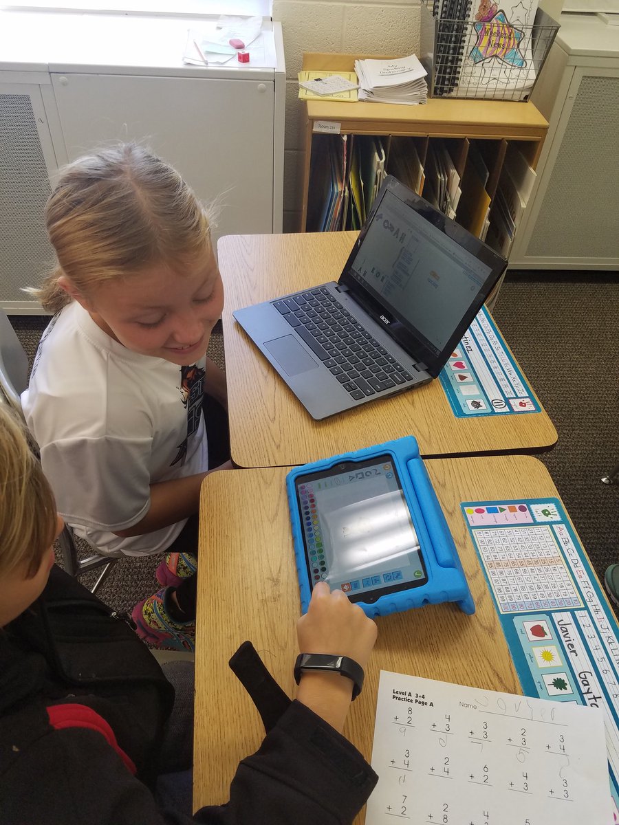talamantesmrs's tweet photo. Sharing our @scratch projects with our 1st grade buddies. #ALASconnectED https://t.co/XkHtlkBho4