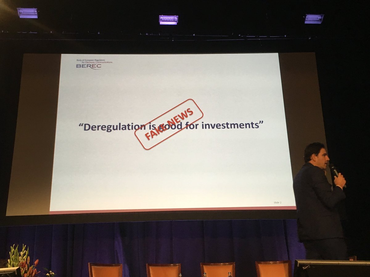 gbeltra's tweet photo. Can it be said louder than this? @sorianotech at #BERECforum #EECC https://t.co/bbgQW0p3HK