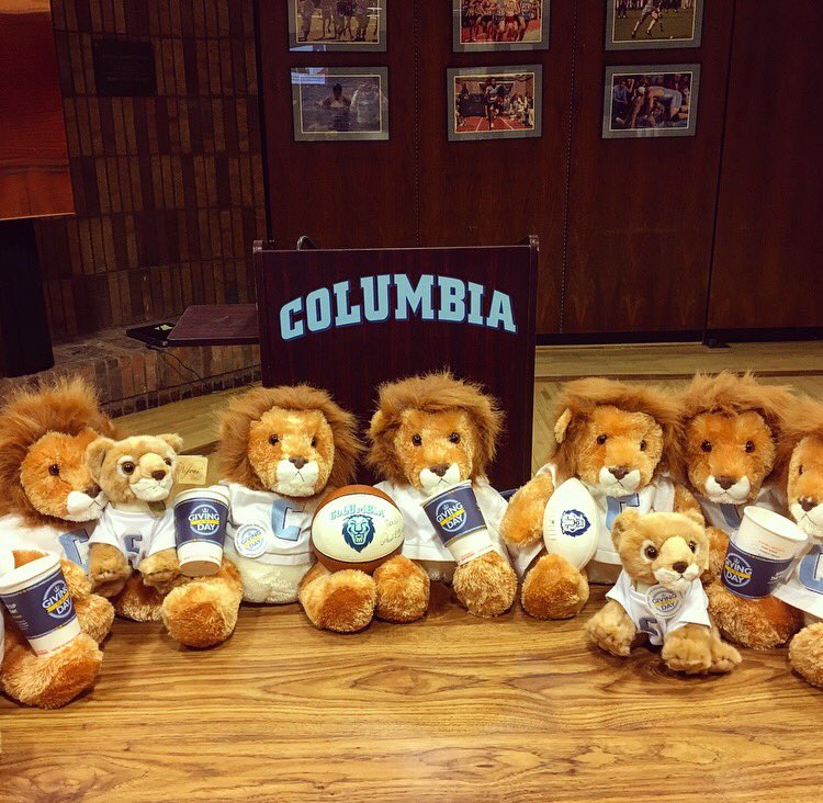 gang's all here for #columbiagivingday! fueling up on caffeine and ready to make some #liongains