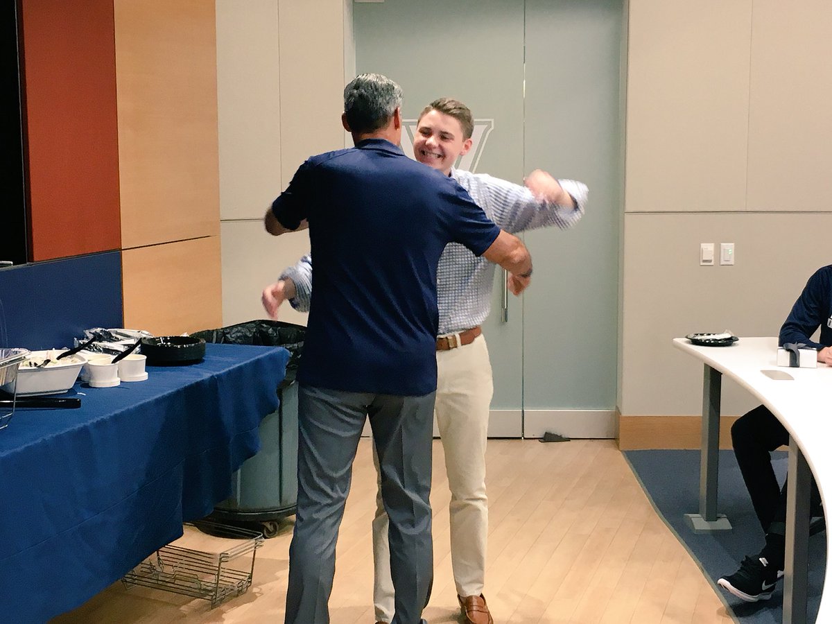 carmstrong_3's tweet photo. Not bad being a part of the best basketball program in the country. Let’s do it all again this year! @NovaMBB #NovaNation #Ringszn https://t.co/hbE0OXOkhf