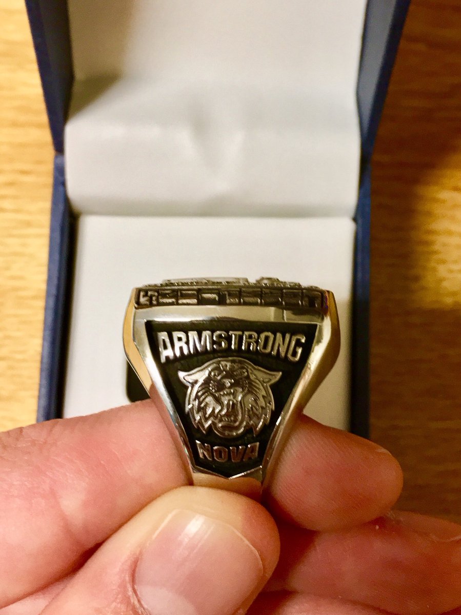 carmstrong_3's tweet photo. Not bad being a part of the best basketball program in the country. Let’s do it all again this year! @NovaMBB #NovaNation #Ringszn https://t.co/hbE0OXOkhf