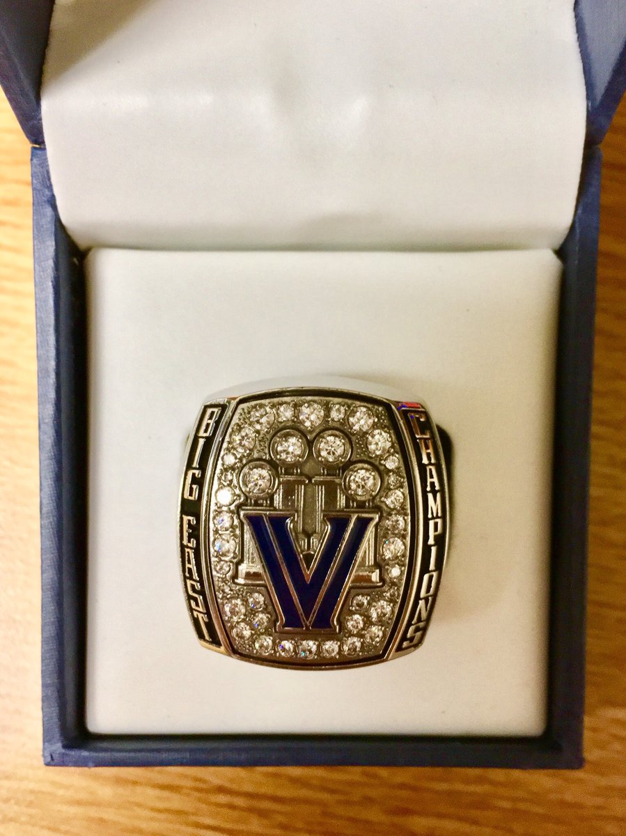 carmstrong_3's tweet photo. Not bad being a part of the best basketball program in the country. Let’s do it all again this year! @NovaMBB #NovaNation #Ringszn https://t.co/hbE0OXOkhf