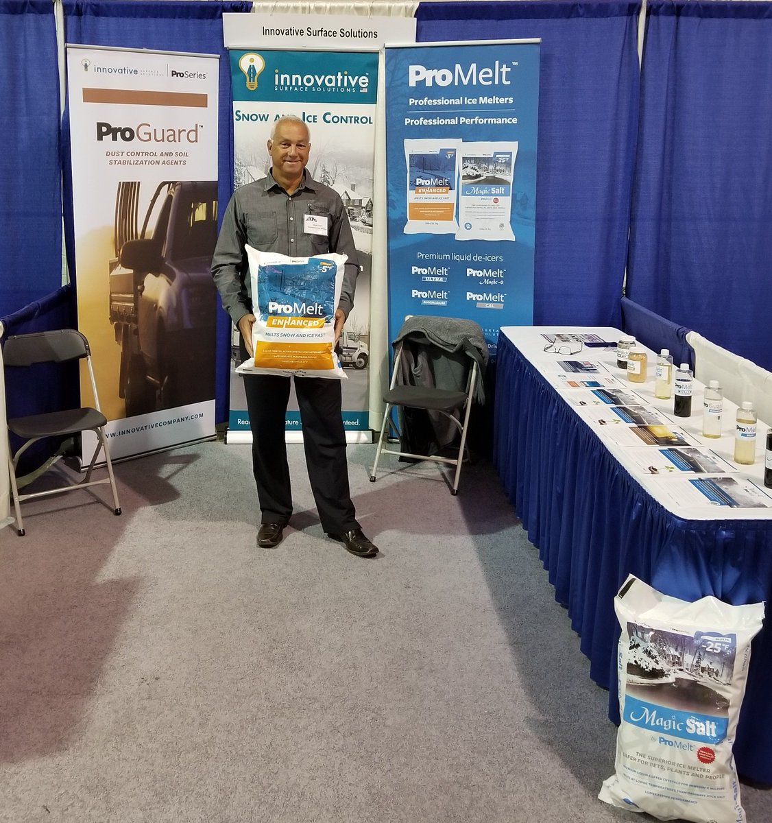 Innovativecomp's tweet photo. We are at the NYS Highway & Public works Expo today! https://t.co/tdPS1HxAM2 stop by booth 90 for more info on #ProMelt better de-icers https://t.co/Sh4aYjkqZ8