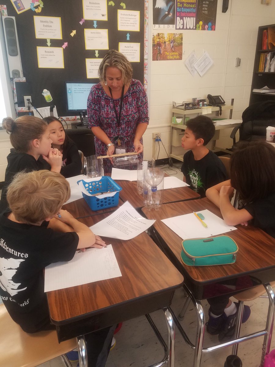 ileana__garcia's tweet photo. Hydroponics Investigations! Stations to measure/draw to scale, test insulation, wicking &amp; agitating water @MsNadelgrade5 @SchoolBrookside https://t.co/rCUbMVSILg