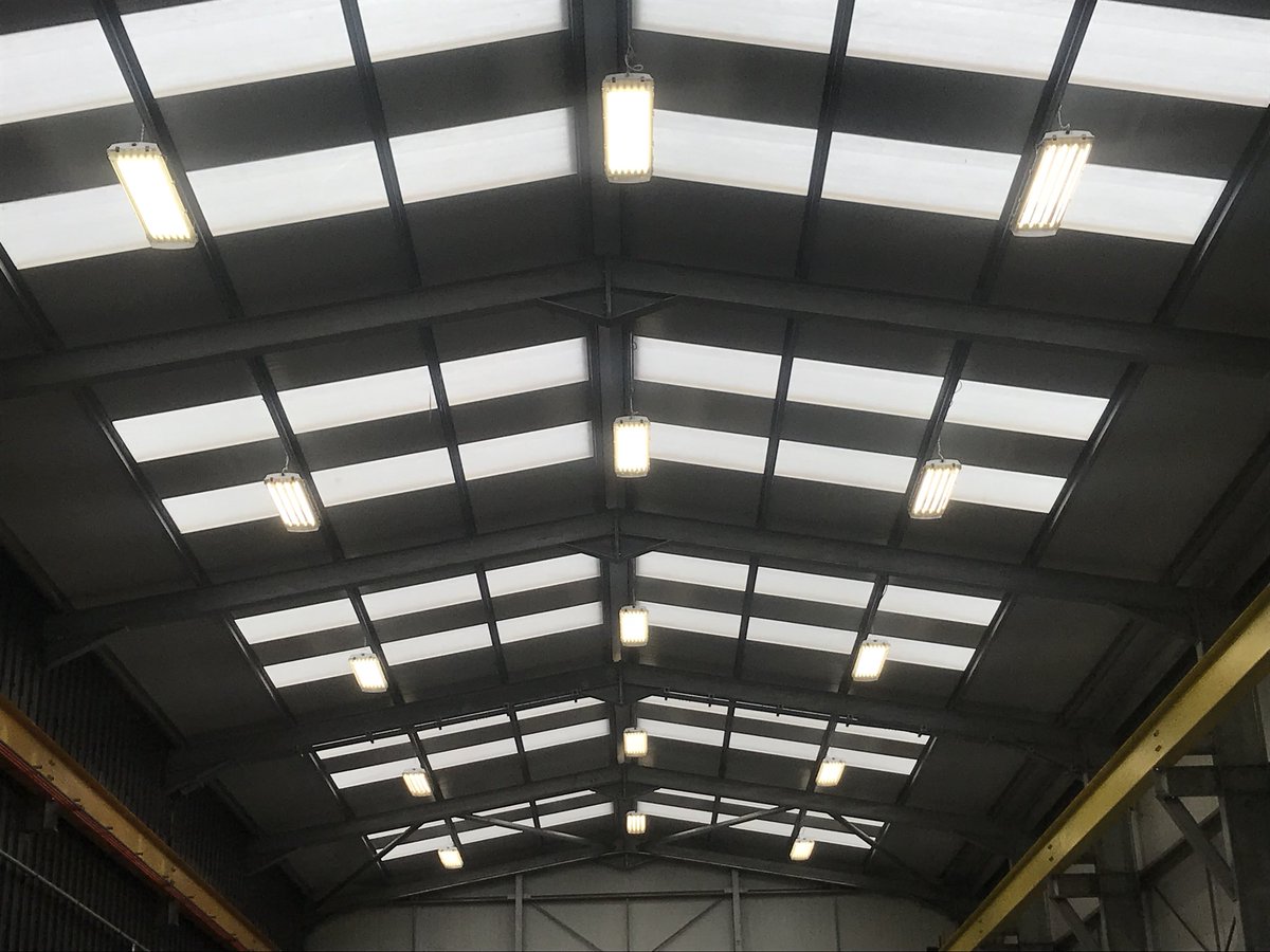 lbannerelec's tweet photo. New lighting installation at @HarrisonsEng #electricalcontractors #industrial #lighting https://t.co/aYfvXiWZpf