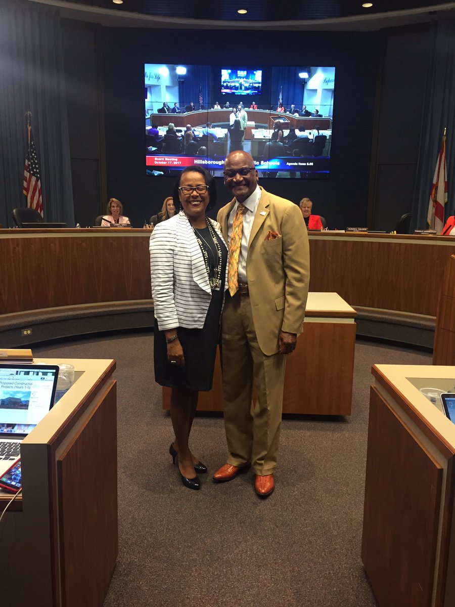 MiddletonSTEM's tweet photo. Celebrating the naming of MHS Auditorium after Henry "Shake" Washington. #TigerPride @HCPSArea4 @HillsboroughSch @Jeff_Eakins @MooreKimD https://t.co/6M21GhYDhu