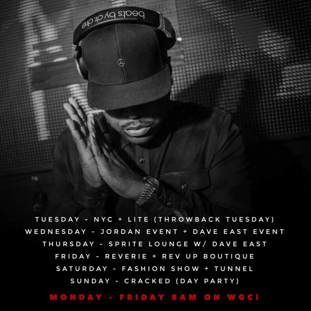 TheKidSeanMac's tweet photo. THIS WEEK: 📢  NYC, Radio, Jordan event, live w/ Dave east, Fashion show &amp; more. Catch me if you can! #TheMacExperience 🗯 https://t.co/nT7Nqs6BEo