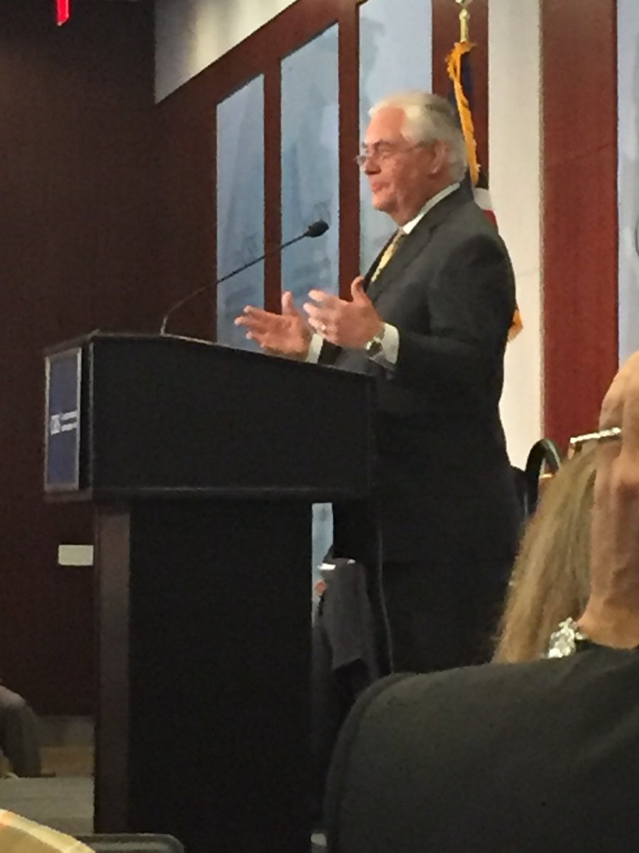 cindysaine's tweet photo. Secretary of State #Tillerson says he looks forward to visiting #India next week. https://t.co/V1CbBIHOlO