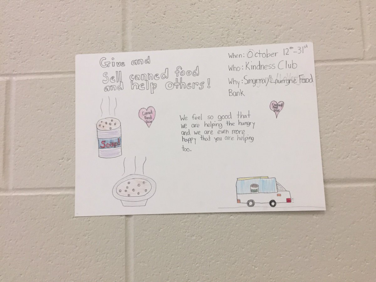 SCEKindnessClub's tweet photo. Our canned food drive is underway!  Please send in your canned goods until October 31st!  The "House" with the most wins! https://t.co/d45H1hJBg1