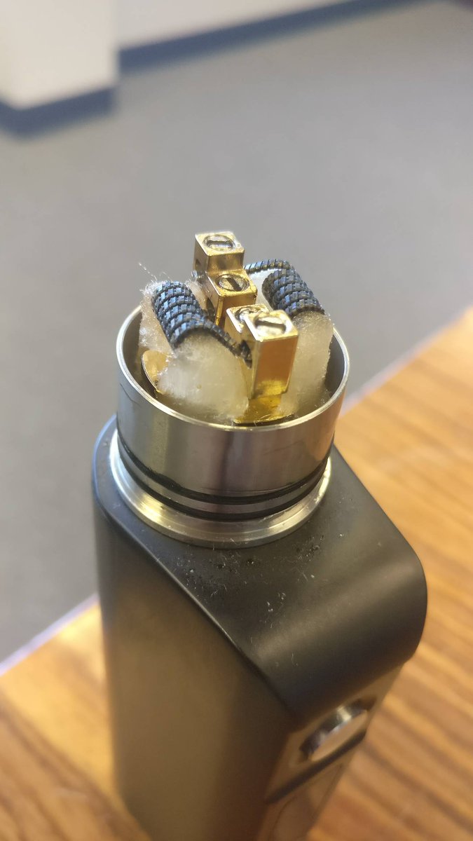 another day, another #vape #vapefam #ecigs #vapenation #vapor #ecigarette #vapes #dailyvape <a href="/GeekvapeTech/">GeekVape</a> #medusa <a href="/wotofoofficial/">Morden entertainment</a> #chieftain
