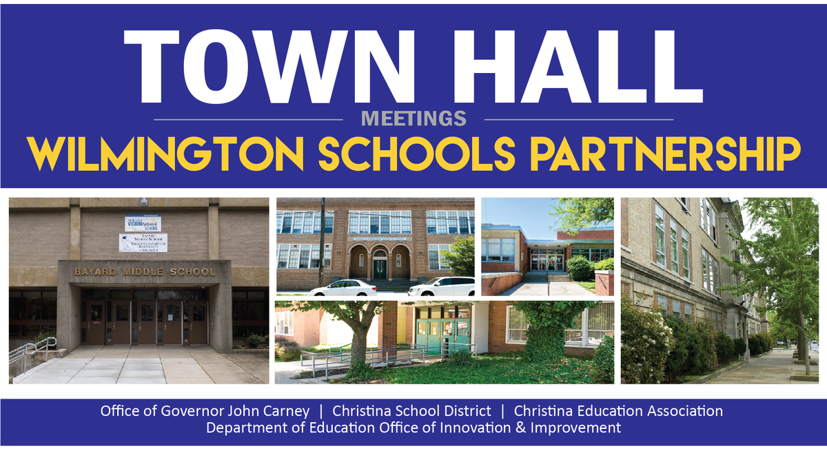 ChristinaK12's tweet photo. TONIGHT: Town Hall Meeting on Proposed Wilmington Schools Partnership, #BancroftES Auditorium, 6:30 pm https://t.co/bZU6cRR3fB
