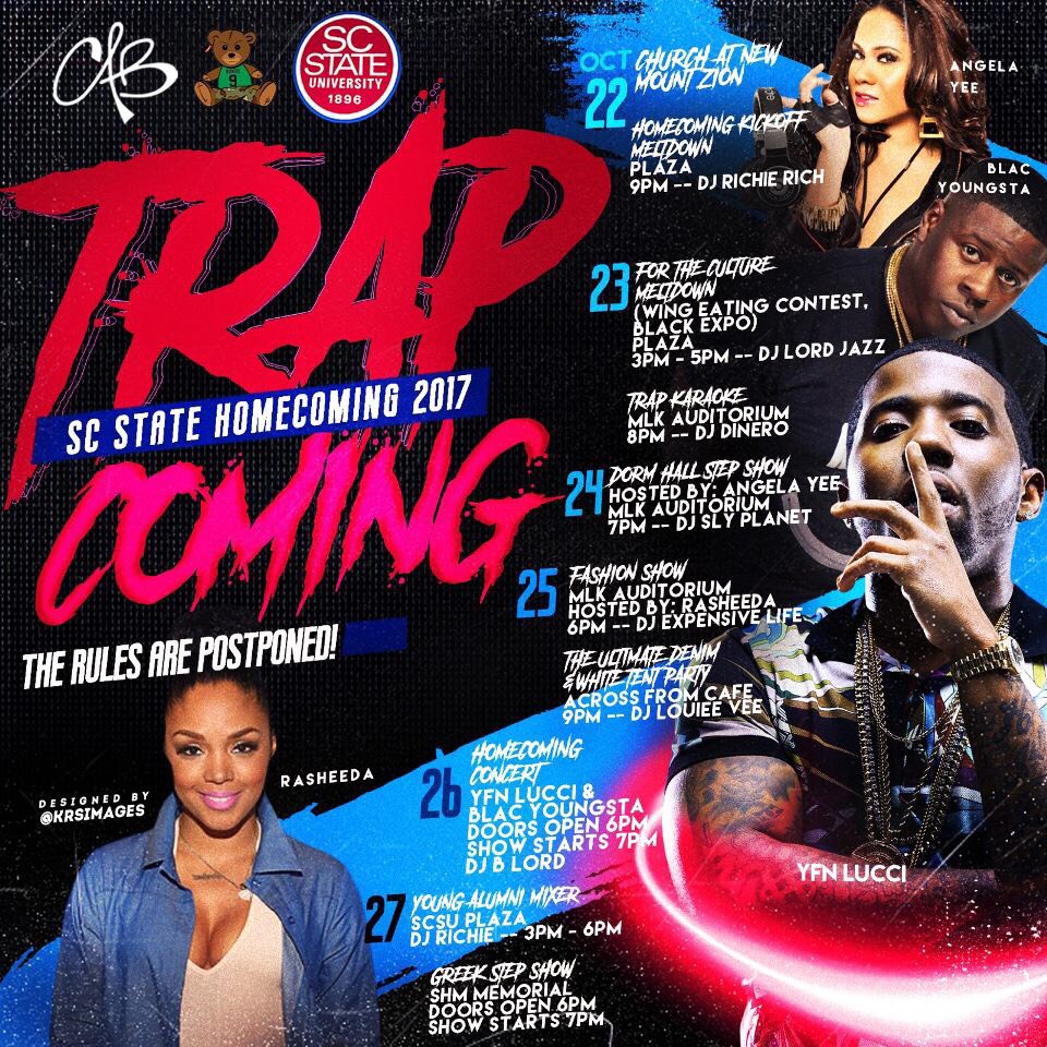 SCSUCAB's tweet photo. PSA 🗣- - - > We Only Have FOUR Days Until #TrapSZN 🏚 Begins
••••••••••••••••••
#scsu #scsu21 #HomecomingIsOtw #ifyouaintreadybettergetready https://t.co/NPVglk5oeK