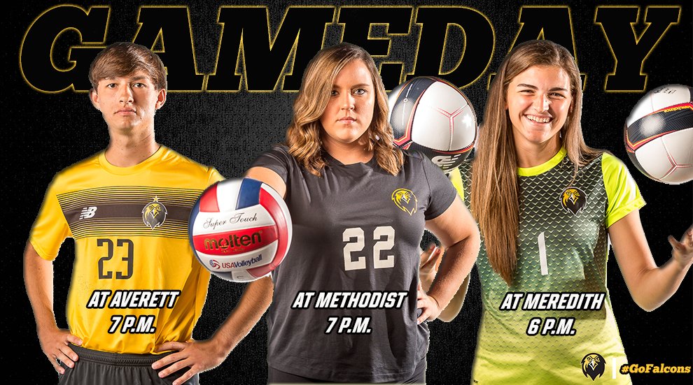 PfeifferSports's tweet photo. It's #PfeifferGameday y'all! Your Falcons hit the road for three matches tonight. #GoFalcons https://t.co/zoynJRfYmy