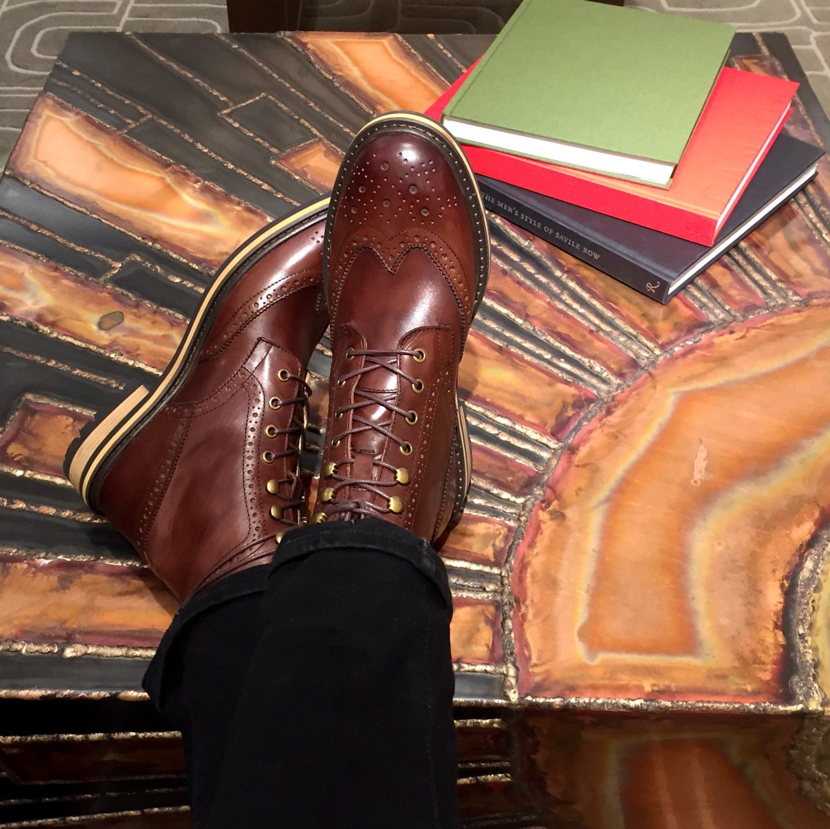 It’s looking a lot like Fall 🍃🍂 #NordstromOTT #forhim #bootieseason