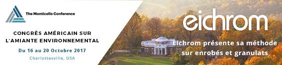 eichrom's tweet photo. [Amiante dans les enrobés routiers] Eichrom invité à la conférence internationale de Monticello (USA). https://t.co/7XViNzAaAz