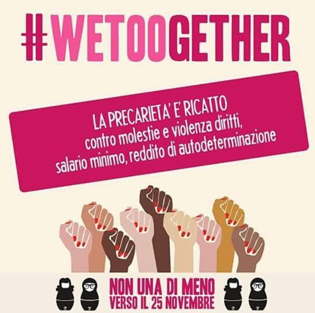 Marghegigli's tweet photo. Vogliamo il Reddito di autodeterminazione contro il ricatto della precarietà #MeToo #WeToogether https://t.co/1EssyMaXOo