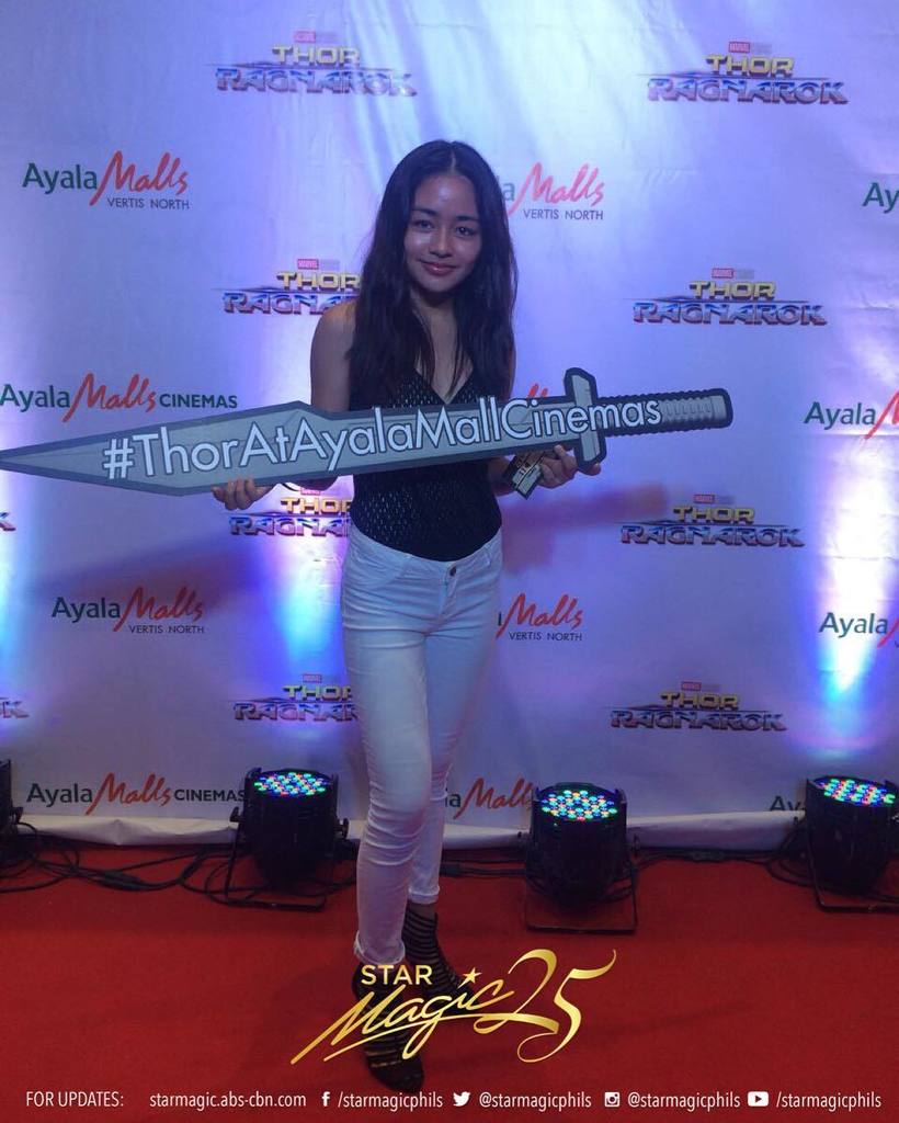 starmagicphils's tweet photo. Vivoree Esclito at the Thor Ragnarok Special Advance Screening #ThorAtAyalaMallCinema https://t.co/ugul8MwplV