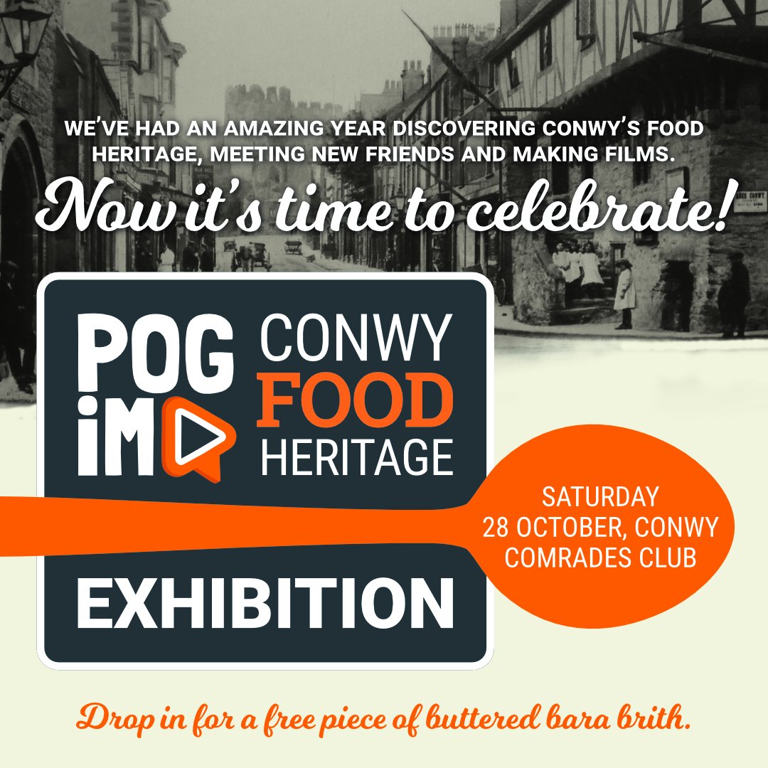 _Pogim's tweet photo. Make our Conwy Food Heritage exhibition part of your #conwyfeast weekend! It’s free! https://t.co/j7to6yBVUS