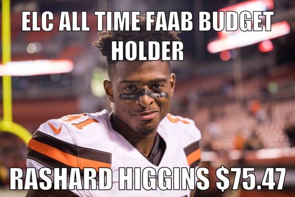 ElcDynasty's tweet photo. #FAAB on Tuesdays always good for a chuckle. Go on @CALLME_WOOD do your thing. #ELCDynasty https://t.co/PQlfTWFoUz