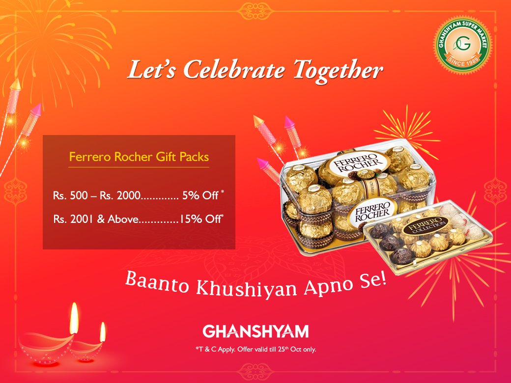Ghanshyam_sm's tweet photo. "Precious like the people we love". Celebrate this #Diwali with your loved ones like never before and gift them #FerrorRocher.
#Ghanshyam https://t.co/fNU0RIPuvf
