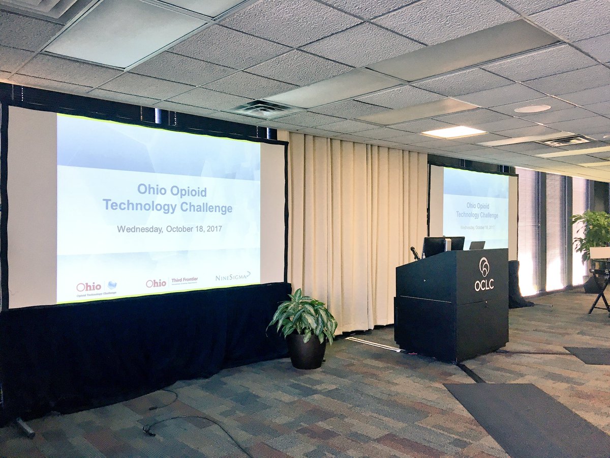TechOhioGov's tweet photo. We're getting set for the #OpioidChallenge launch. Excited to put our heads together and leverage tech to solve the #opioid crisis! https://t.co/mT0BrAj6J5
