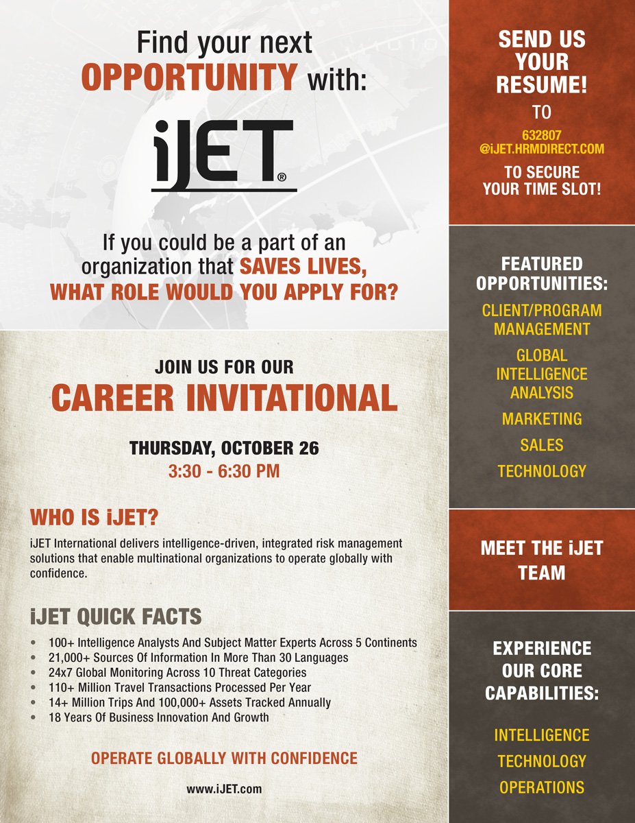 aotchere's tweet image. ATTN: Job Seekers: Washington DC/Maryland/Virginia area - Career Invitational - please note you must pre-register.