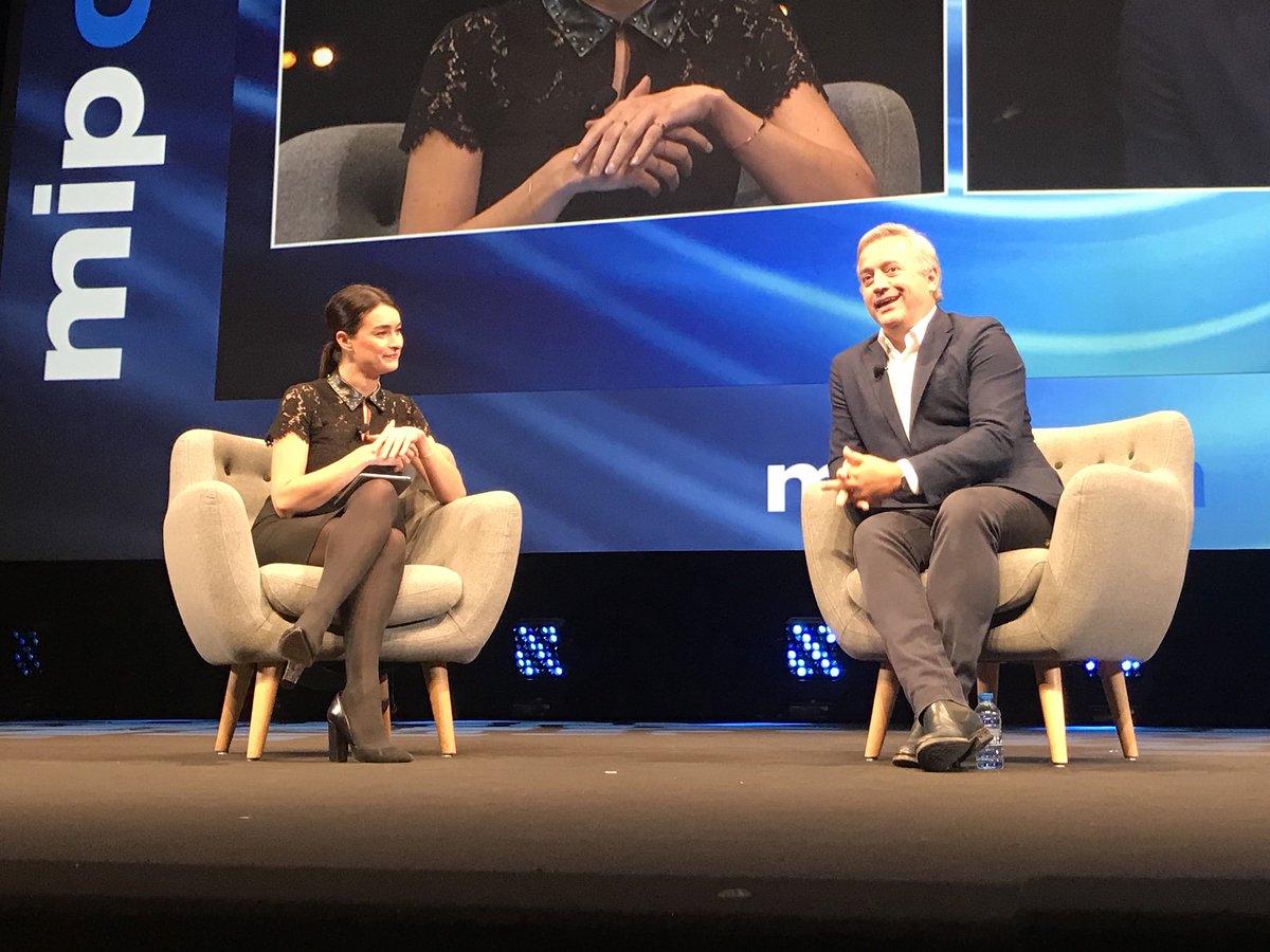 mip's tweet photo. .@domdelport: "Content is king of course, but distribution is queen. We're living in a world where the kings and queens are equal” #MIPCOM https://t.co/vb2dH9N54s