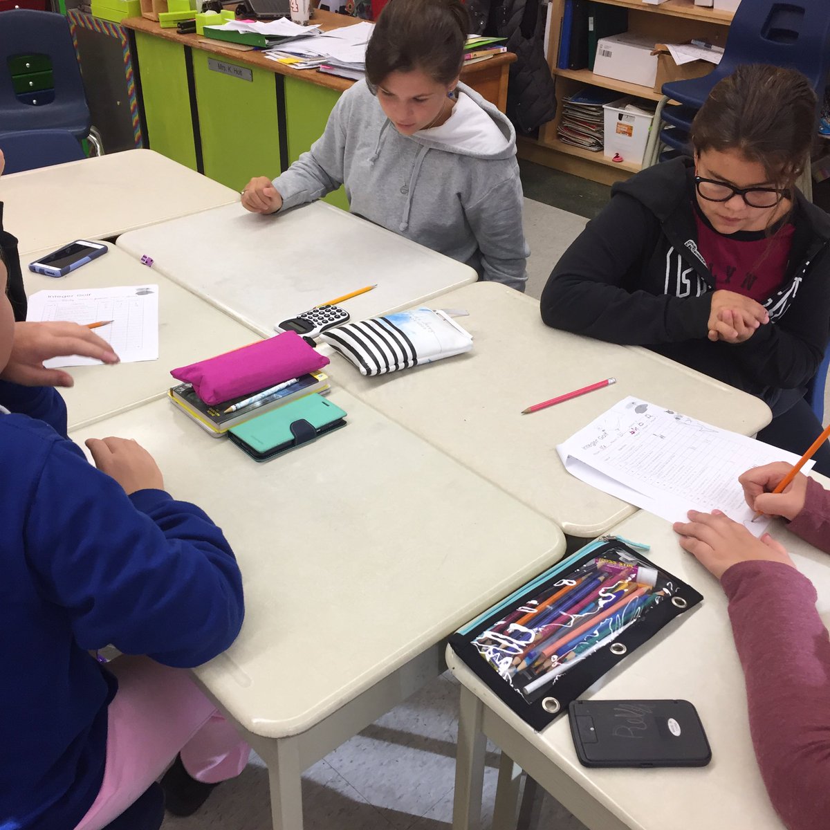 MrsHoltEES's tweet photo. Integer golf! Having fun practicing our integer operations. #holt1718 #integergolf #learningwhileweplay https://t.co/yk23Ufm4WN