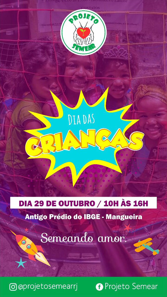 conexaoubuntu's tweet photo. A MELHOR AÇÃO DO ANO ESTÁ CHEGANDO!!!!! #diadascrianças #ProjetoSemear 💚 RT https://t.co/6FM0DO4OdG
