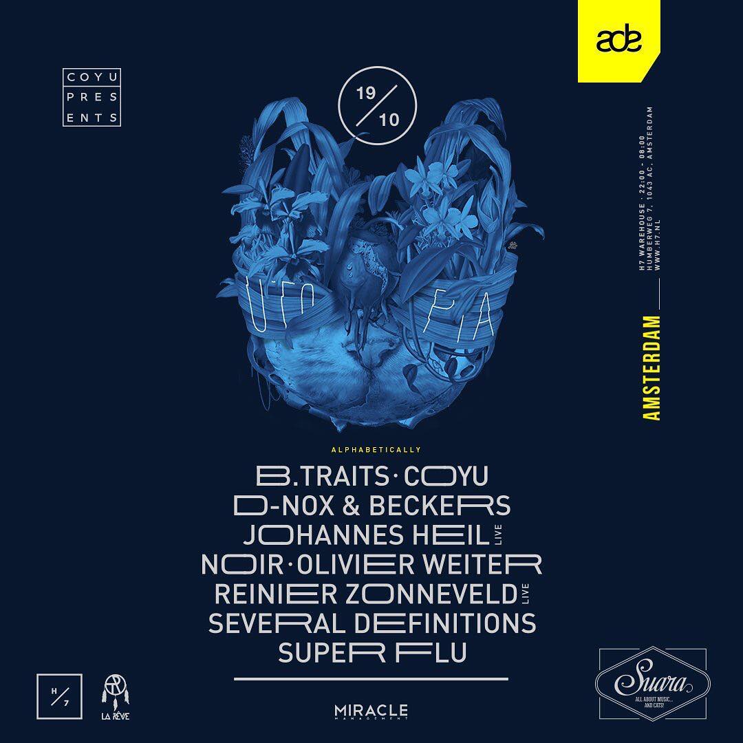 ItsAllTechno's tweet image. Tomorrow @coyumusic presents @ADE_NL with @BTraits @NoirMusic @ReinZonneveld @Several_Def