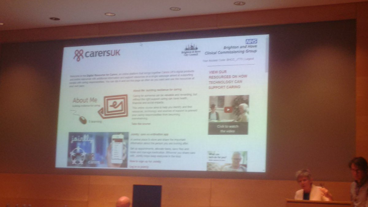 CarersUK's tweet photo. A tour of our digital resource helping local authorities and employers reach #carers with tailored local information #membersconference https://t.co/d46fkeS3vl