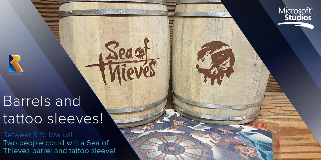 RareLtd's tweet photo. We've got a #SeaOfThieves special for you this #WinWednesday! Follow us and Retweet before 4pm BST tomorrow to enter! https://t.co/mRdgcBCvaz