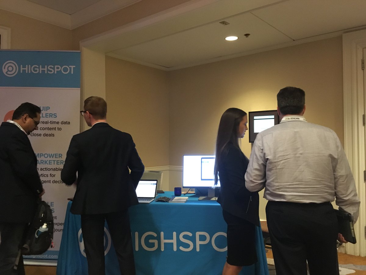 Highspot's tweet photo. Last day of #SFPC2017 which means last chance to stop by and chat with us at our booth! https://t.co/TpuI836J7d