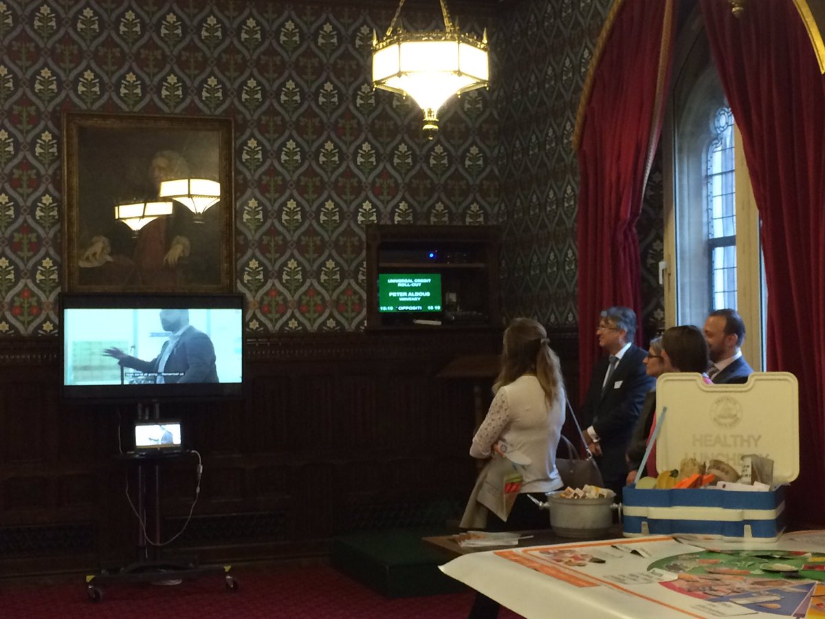 Our #fuellingnextgeneration video on healthy lunchboxes on show at our Westminster event in London