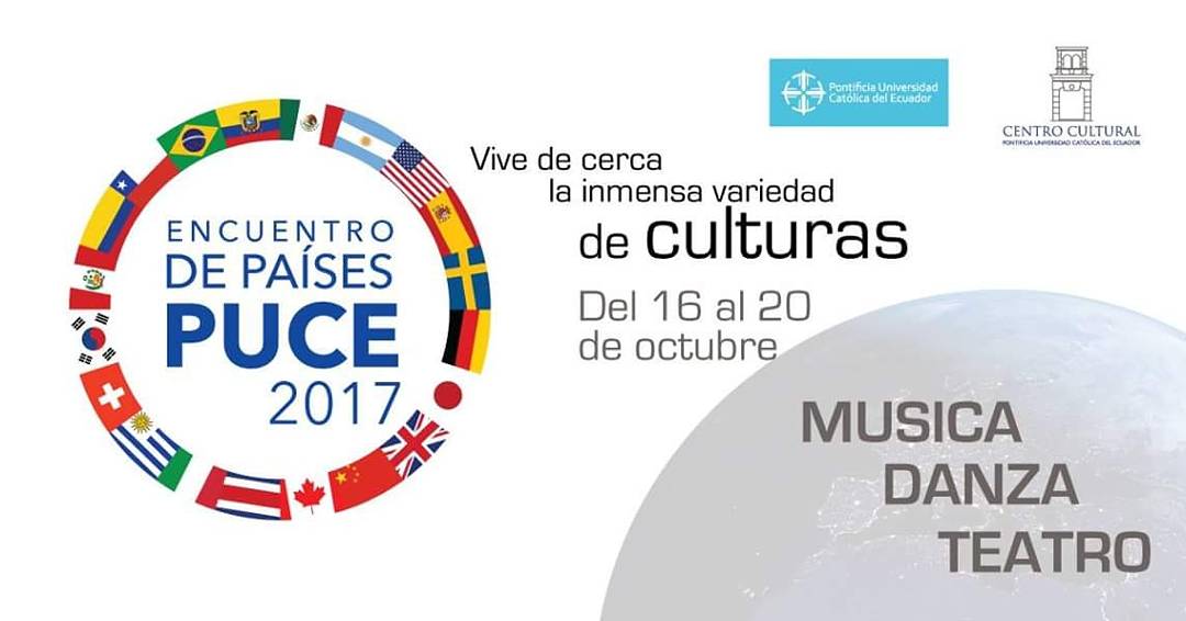 PUCE_Ecuador's tweet photo. ENCUENTRO DE PAÍSES PUCE 2017
Fecha: del 16 al 20 de octubre de 2017
Lugar: Campus PUCE QUITO
¡TE ESPERAMOS! https://t.co/M3jNVDf3nD