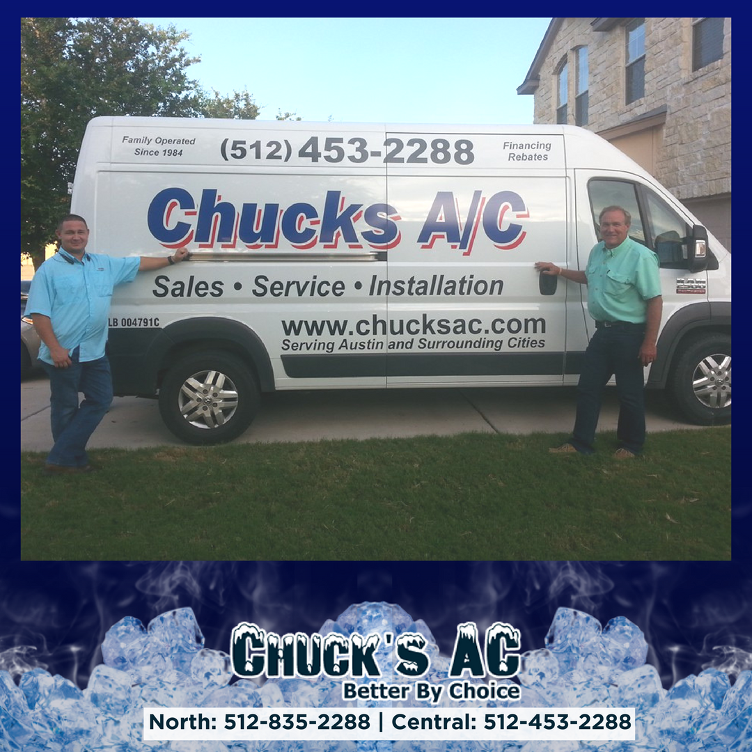 ChucksACRepair's tweet photo. We are ready to deliver the quality service you deserve! Learn why Chuck's AC is the obvious choice for #ATX #homes! https://t.co/MbcjcdMMqu https://t.co/nVAgezRo6I